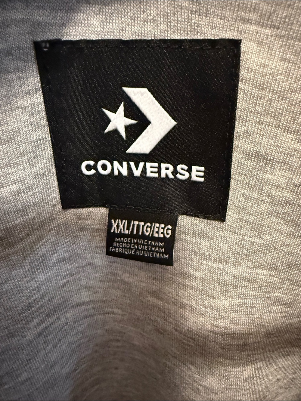 Converse Gray Zip-Up Jacket - Picture 6 of 9